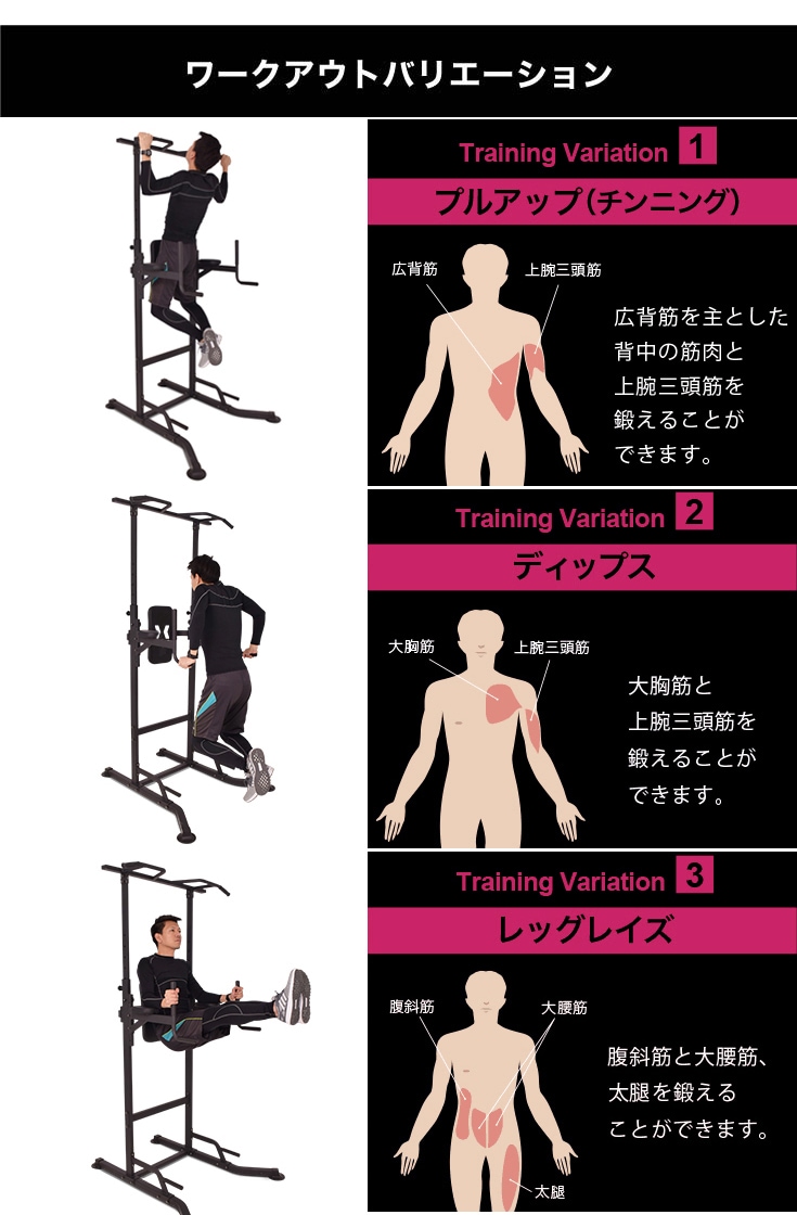 ぶら下がり健康器 プラップバー 懸垂マシン チンニング 自重 ...