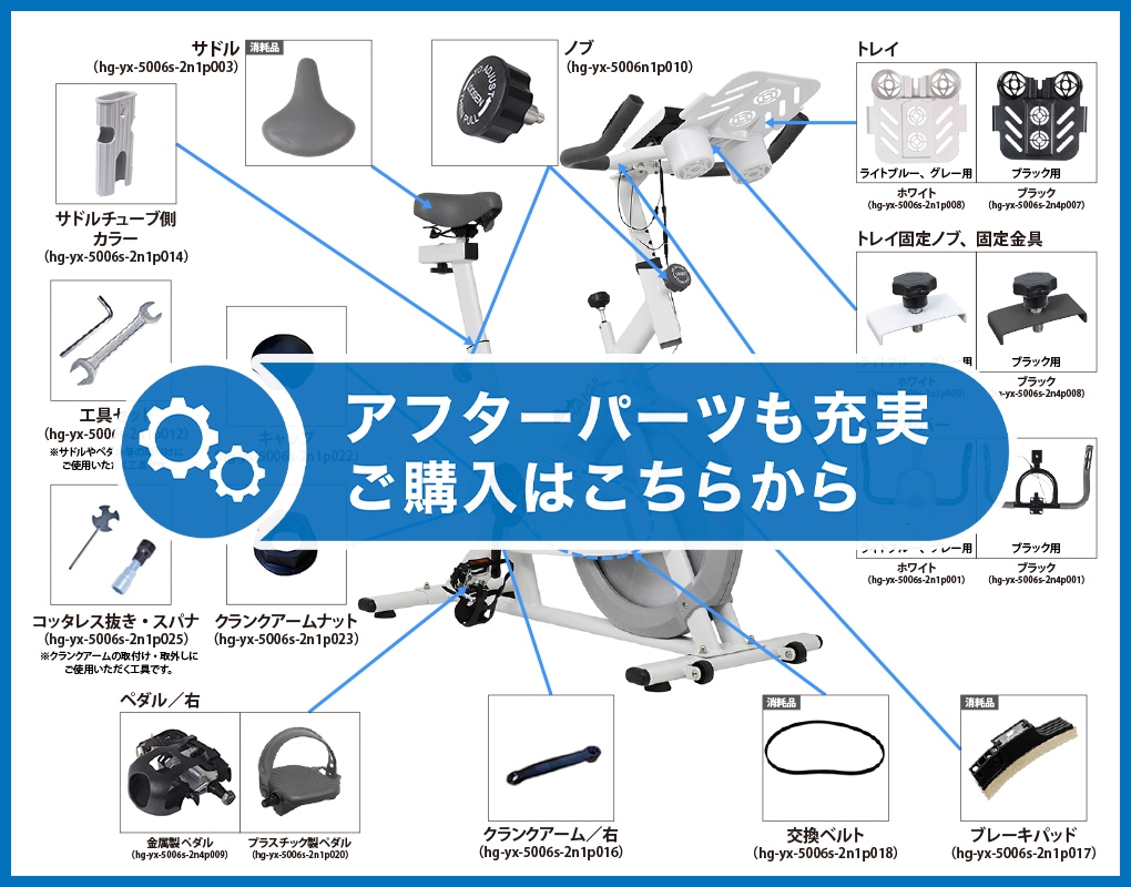 静音 スピンバイク メーター付き（カロリー 心拍数 距離 速度 時間）HG ...