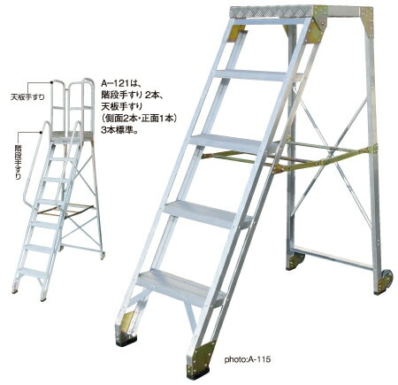 作業用踏台 A型 A-109 株式会社ナカオ | 左官材料なら日曜左官エムケー