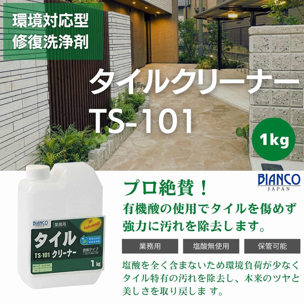 タイルクリーナー 1kg ポリ容器入りTS-101 | 環境対応型修復洗浄剤