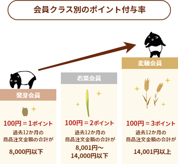 ポイント付与率イメージ画像