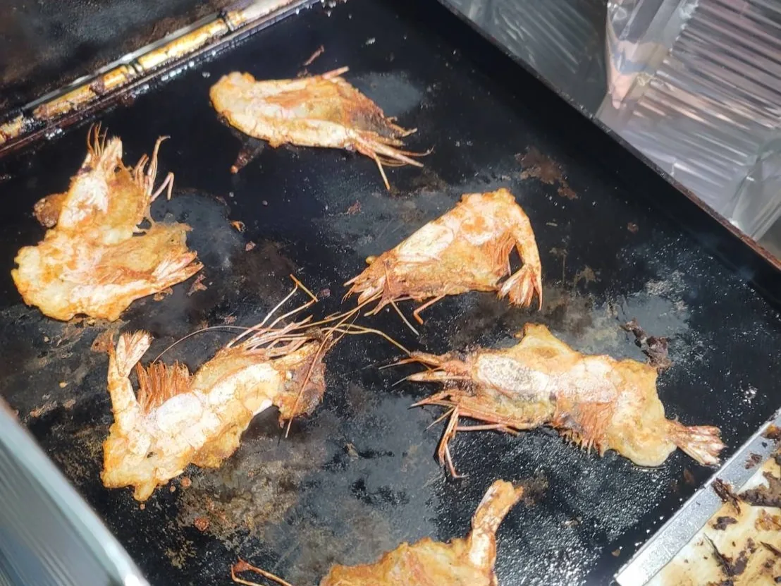 海鮮ぺったん調理