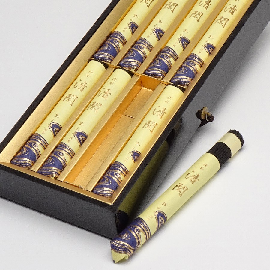 進物線香】沈水清閑 塗箱 | 線香,進物線香 | お仏壇の浜屋オンライン