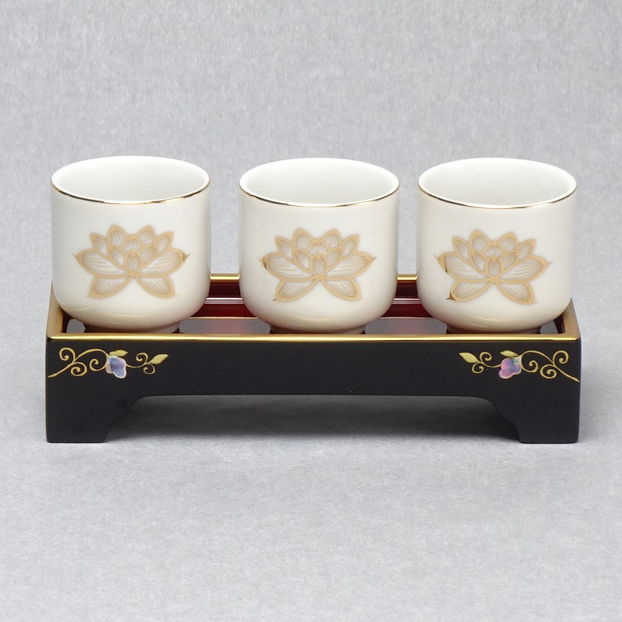 茶湯卓】 木製巾広 ラデン蒔絵入 | 水・ご飯,茶湯卓 | お仏壇の浜屋 茶湯卓】 木製巾広 ラデン蒔絵入 | 水・ご飯,茶湯卓 | お仏壇の浜屋