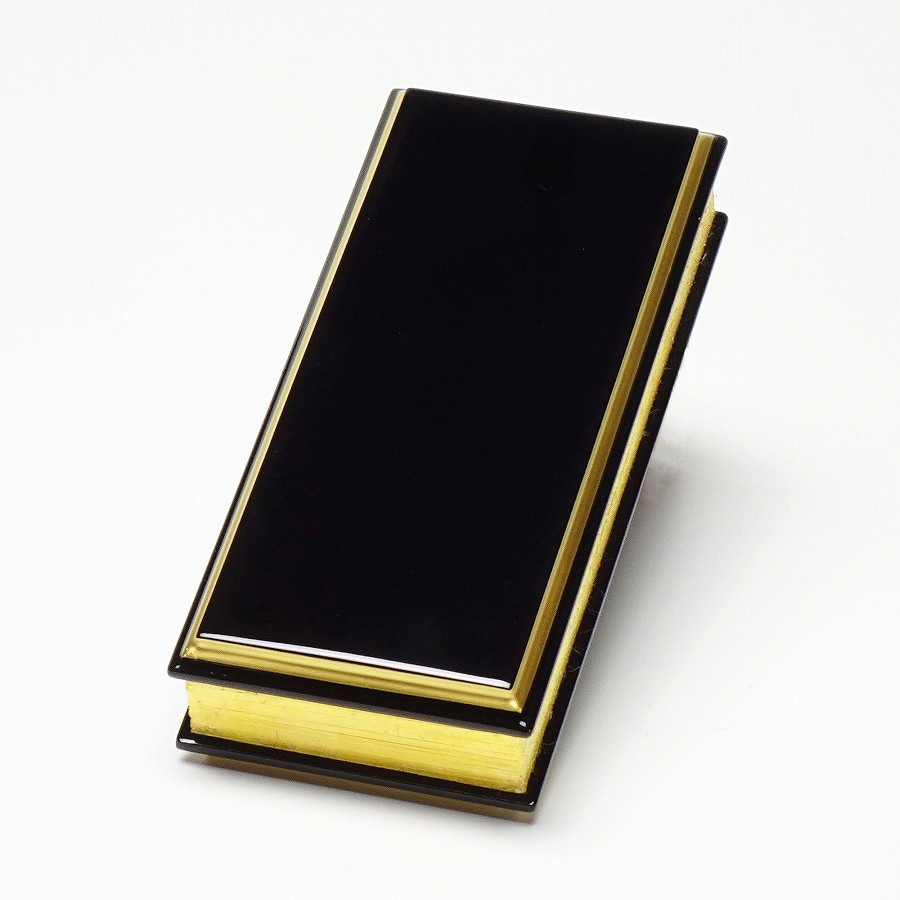 過去帳】オリジナル黒塗上蒔絵更紗 4寸 | 過去帳・過去帳台,過去帳