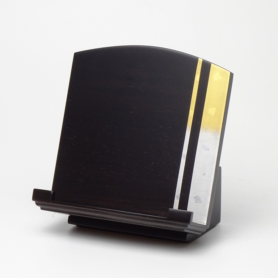 【過去帳台】 （背短） 黒檀 河邦 （3～3.5寸）