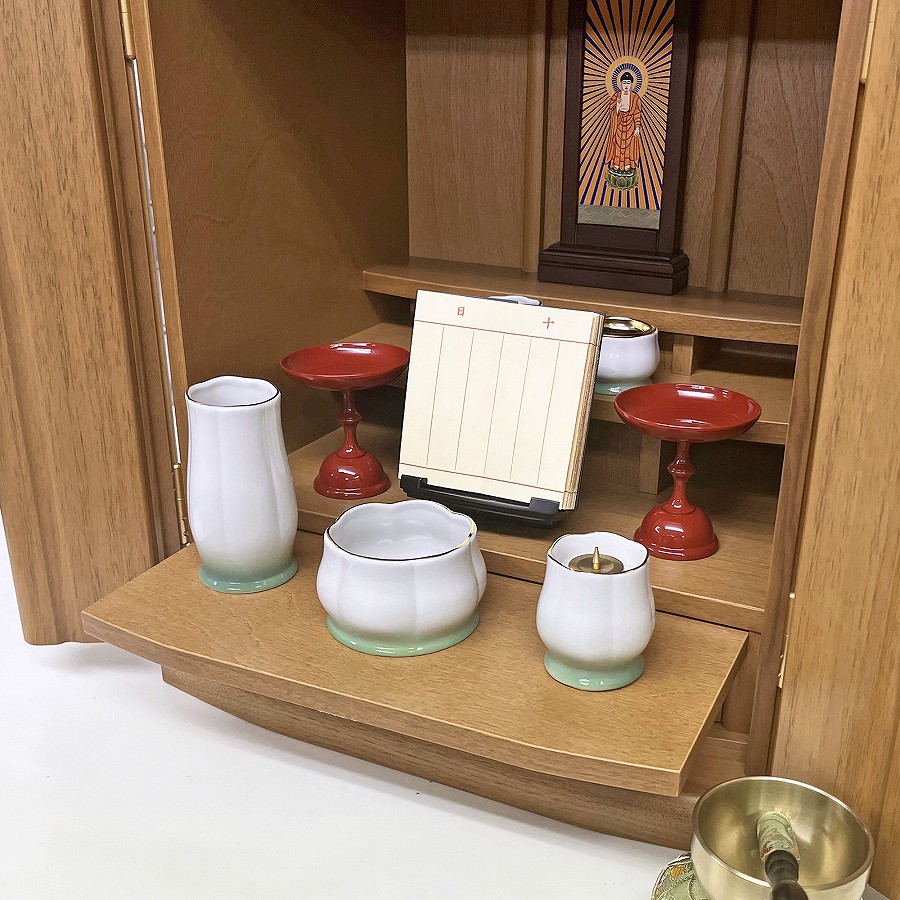 【過去帳台】 （背短） 紫檀 河邦 （3～3.5寸）