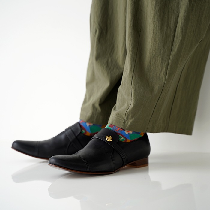 chausser（ショセ） エンブレム付きスリッポンシューズ C-248 靴通販