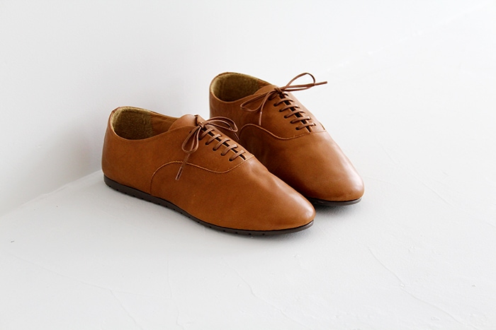 chausser Turnshoe ショセ ターンシュー レースアップシューズ CT-02 brown レディース 靴-hana shoes & co.