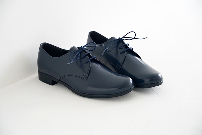 ショセ トラベル シューズ / TRAVEL SHOES by chausser トラベルシューズ バイ ショセ プレーントゥ レースアップシューズ  TR-008 NYG ガラスレザー レディース 靴-hana shoes & co.