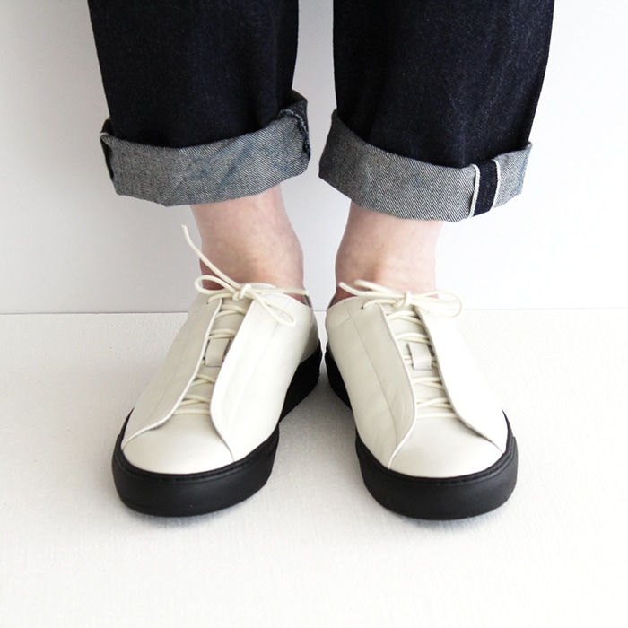 TRAVEL SHOES by chausser トラベルシューズバイショセ レザースニーカー TR-013 メンズ レディース-hana shoes  & co.