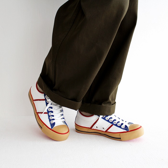 Chausser ショセ レザースニーカー Y 103 Tricolor トリコロール レディース メンズ 靴通販 Shoes Gallery Hana