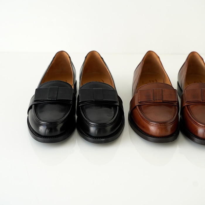 DIEGO BELLINI ディエゴ ベリーニ リボン ローファー D2733 BUFALO