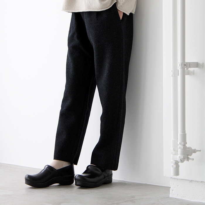 evam eva エヴァムエヴァ プレスウール パンツ press wool pants 