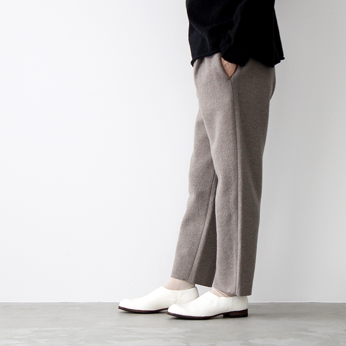 evam eva エヴァムエヴァ プレスウール パンツ press wool pants 