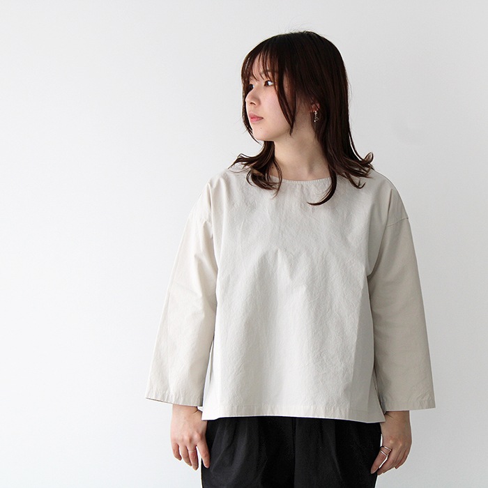 エヴァムエヴァ プルオーバー evam eva コットン プルオーバー cotton pullover E231T115 レディース  ブラウス-hana shoes & co.