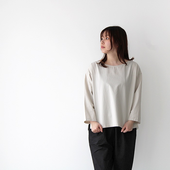 エヴァムエヴァ プルオーバー evam eva コットン プルオーバー cotton pullover E231T115 レディース  ブラウス-hana shoes & co.