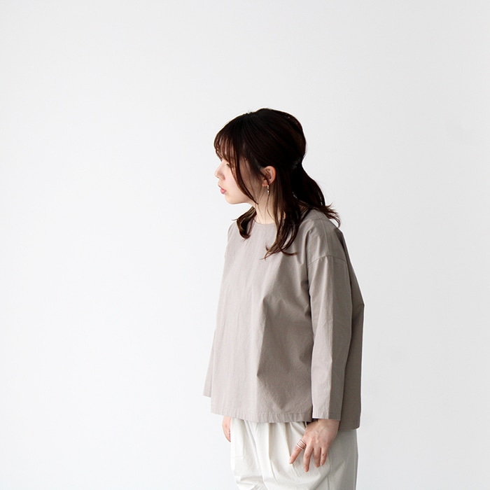 evam eva エヴァムエヴァcotton dolman pullover