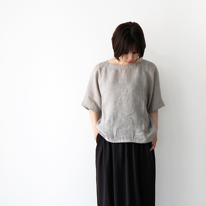 エヴァムエヴァ プルオーバー evam eva リネン プルオーバー linen pullover E231T180 レディース ブラウス-hana  shoes & co.