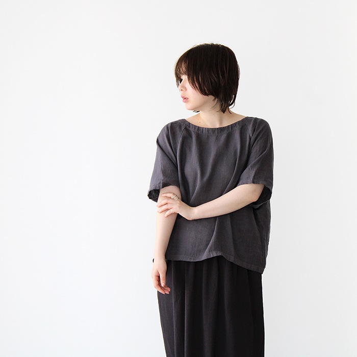 エヴァムエヴァ プルオーバー evam eva リネン プルオーバー linen pullover E231T180 レディース ブラウス-hana  shoes & co.