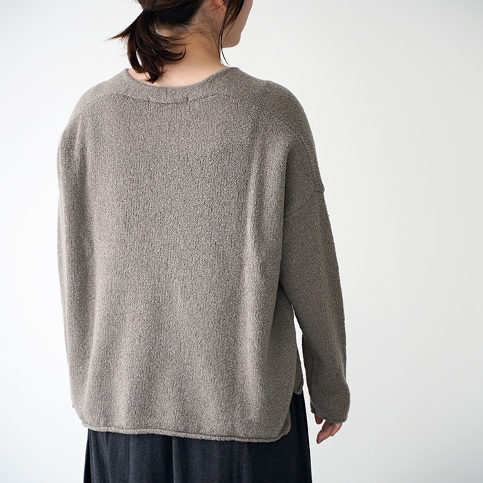 evam eva snowy dyed PO ニット - トップス