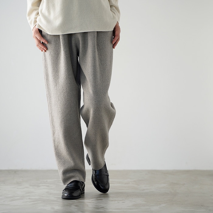 evam eva エヴァムエヴァ プレスウール パンツ press wool pants