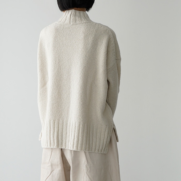 evam eva エヴァムエヴァ ニット renew-wool turtleneck リニュー