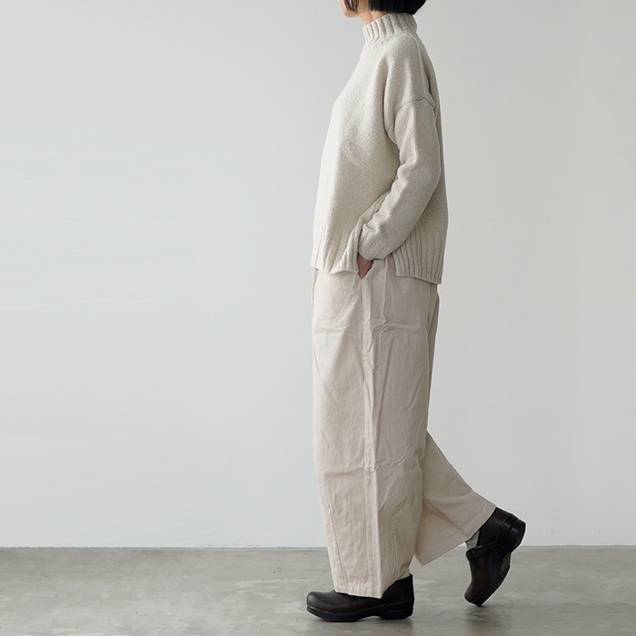 evam eva エヴァムエヴァ ニット renew-wool turtleneck リニュー