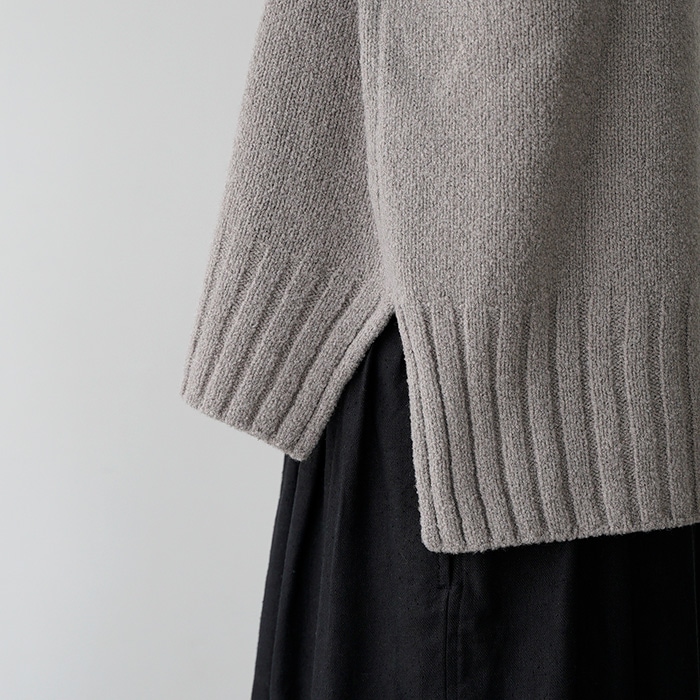 evam eva エヴァムエヴァ ニット renew-wool turtleneck リニュー