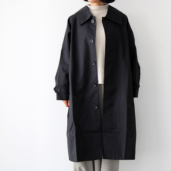 Honnete オネット NEW ROUND COLLAR COAT ニューラウンドカラーコート HO-22AW CO11 レディース  コート-hana shoes & co.