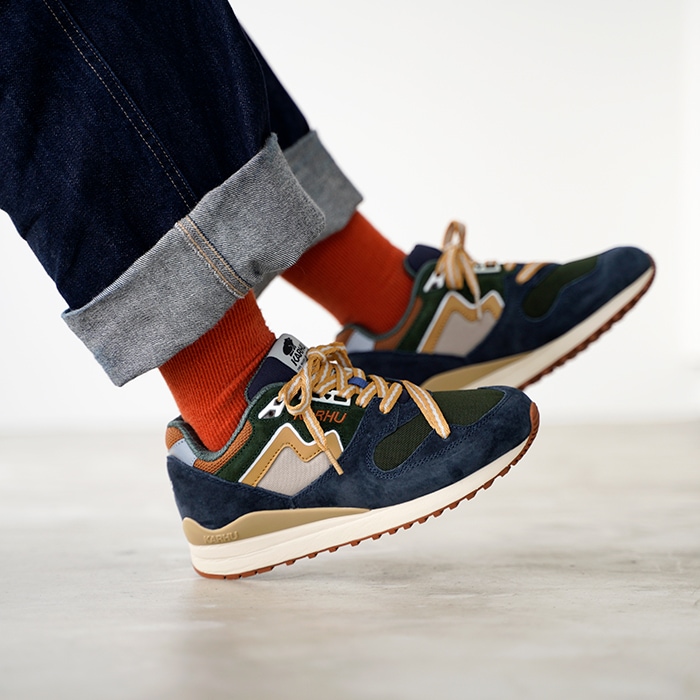 KARHU カルフ スニーカー シンクロンクラシック SYNCHRON CLASSIC india ink / kombu green レディース  靴-hana shoes & co.