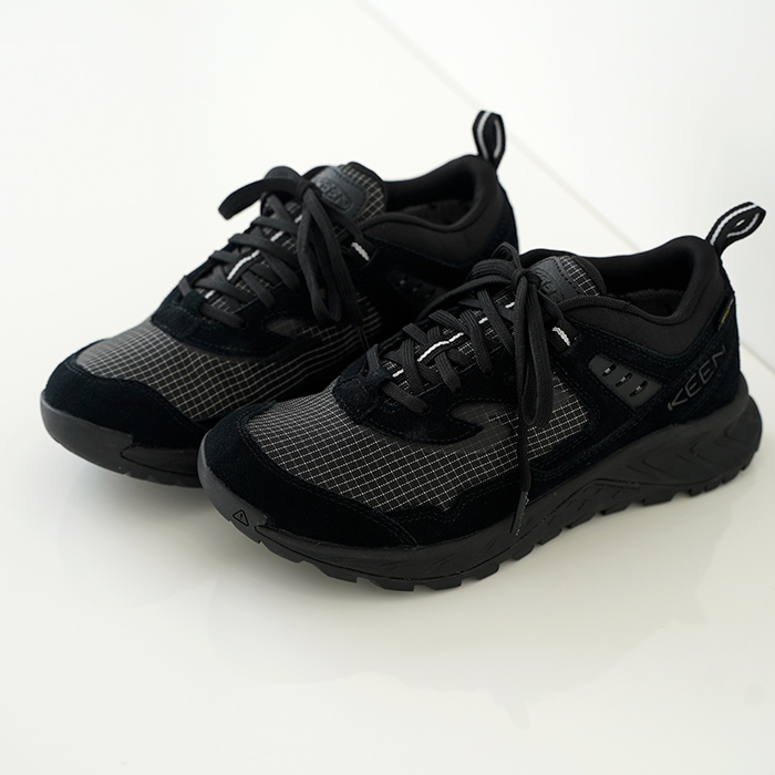 KEEN アウトドアスニーカー ブラック KEEN キーン スニーカー メンズ アウトドア 防水 JASPER WATER