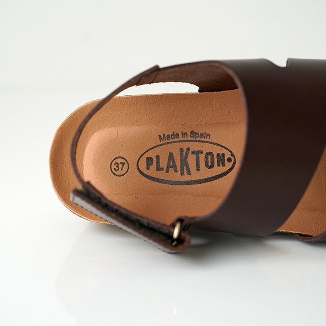 PLAKTON プラクトン レザー サンダル 666148 レディース バック