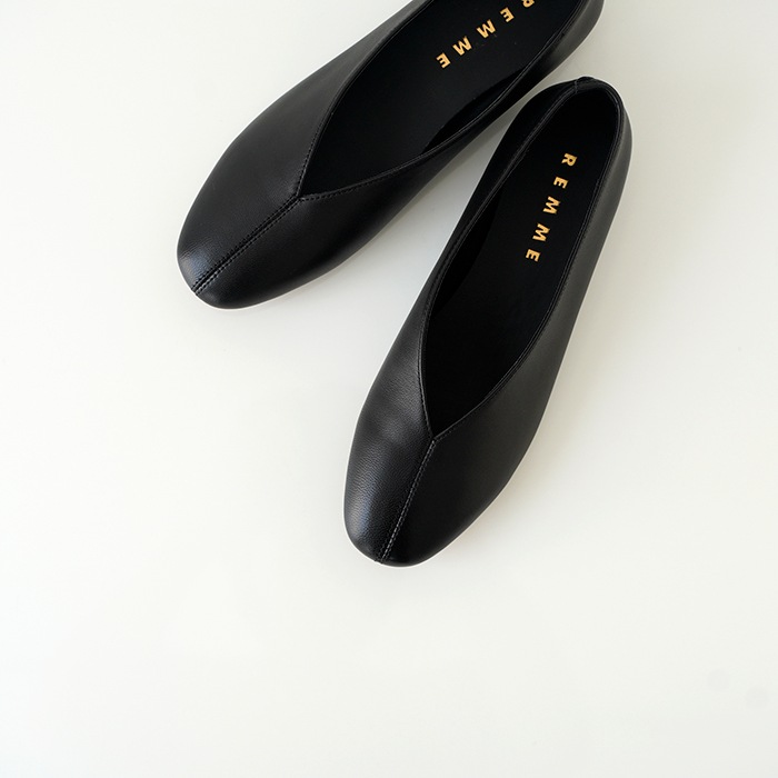 REMME レザー フラット パンプス ZH-6410 靴通販 hana shoes & co.