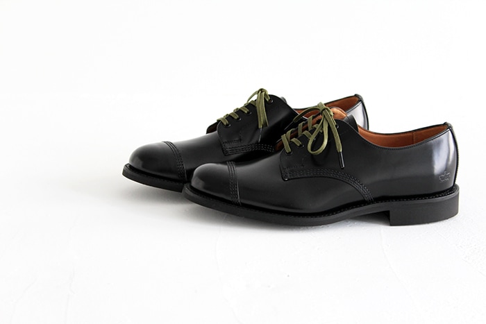 Sanders サンダース Military Derby Shoe Black Polishing Leather 1830B  ミリタリーダービーシューズ レディース-hana shoes & co.