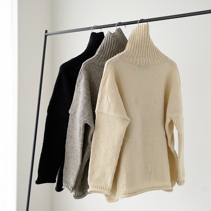 utilite ユティリテ タートルネック プルオーバー UT410AWK12 ペルー