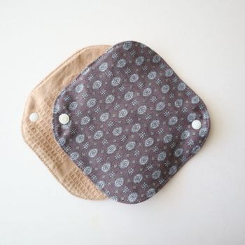 あたため布 ジュエルドロップ柄 カカオ