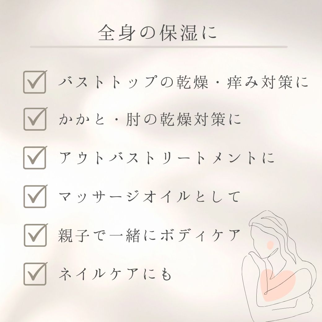 全身の保湿に