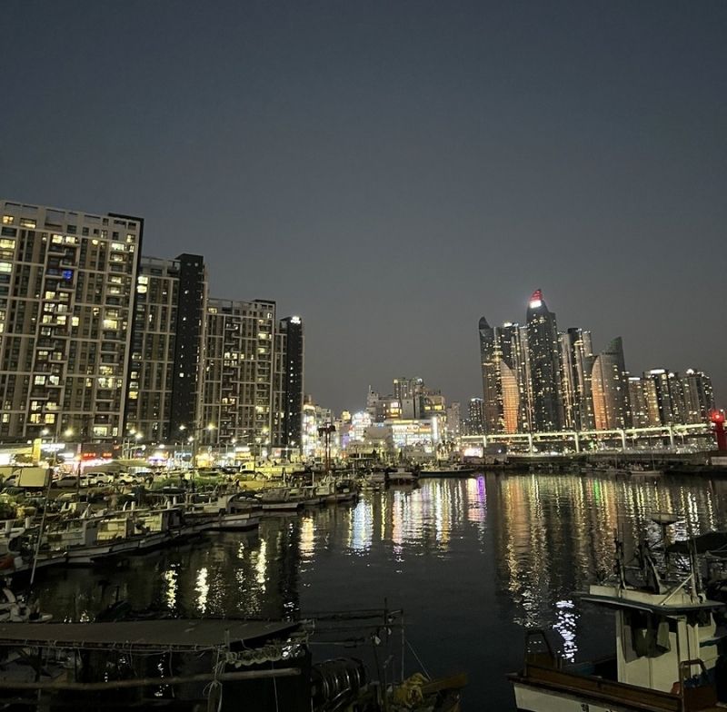 韓国の夜景