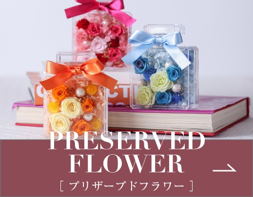 PRESERVED FLOWER｜［ プリザーブドフラワー ］