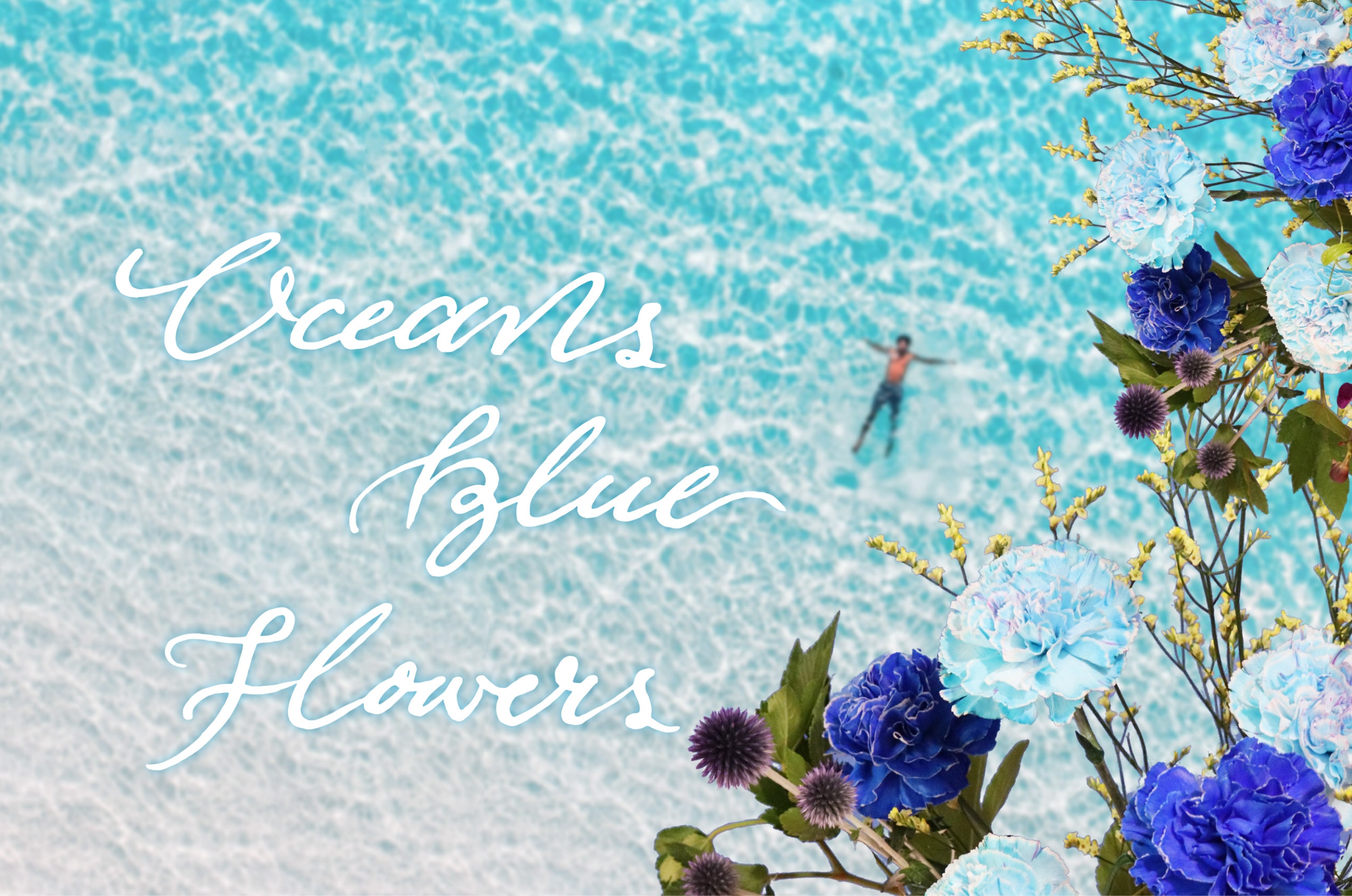 Oceans Blue Flowers