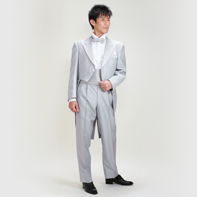 タキシード レンタル 【グレーモーニング レンタル】新郎 結婚式 nt008