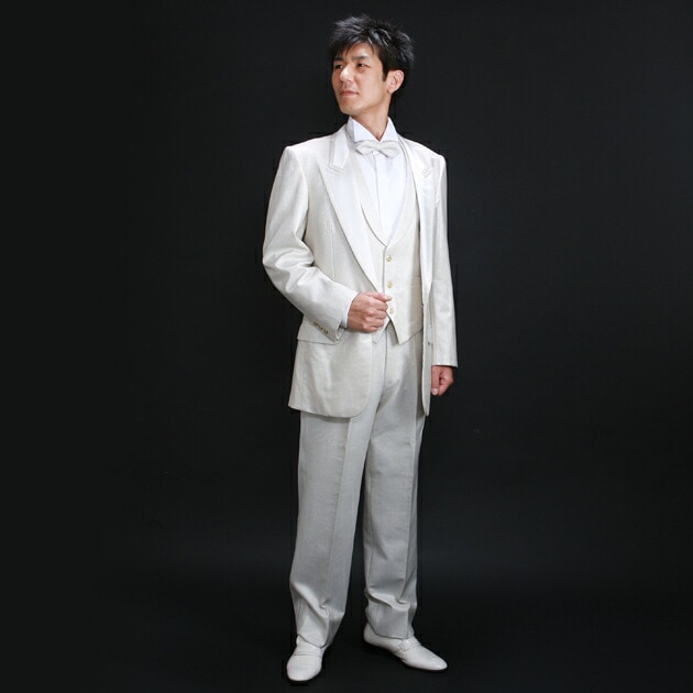 タキシード レンタル 【シルバータキシード レンタル】新郎 結婚式