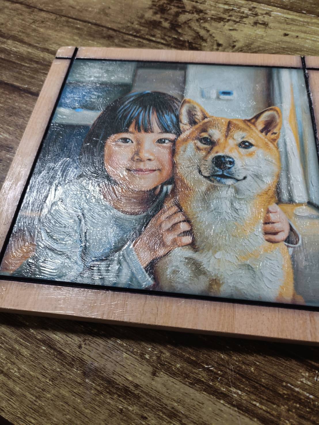 出来上がりは本物の重厚感があります。