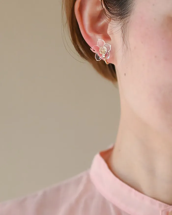 イヤリング フラワー1