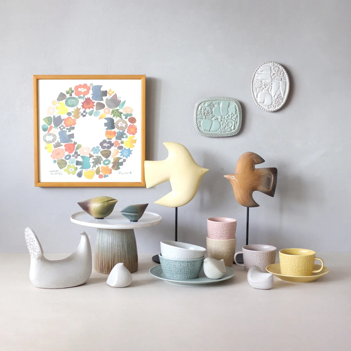 BIRDS' WORDS × HARIO Lampwork Factory 第2弾 新作「ピーコック