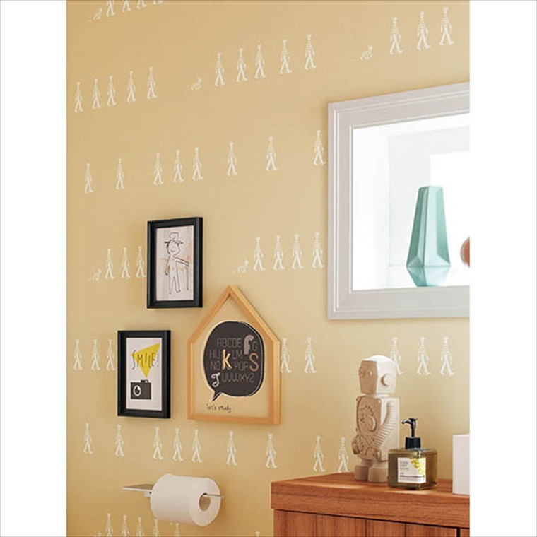 シンコール Ba5545 Ba5549 ウォーリー壁紙5色 Bigace ビックエース 22 生のり付き壁紙 購入単位 M 壁 床 窓のdiyリフォームなら ハロハロ