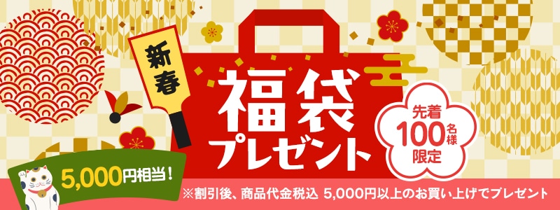 2026年 福袋プレゼント！5,000円相当 先着100名様限定