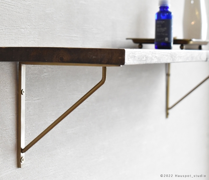 アイアンブラケット ウォールシェルフパーツ｜SSサイズ：10.5cmタイプ