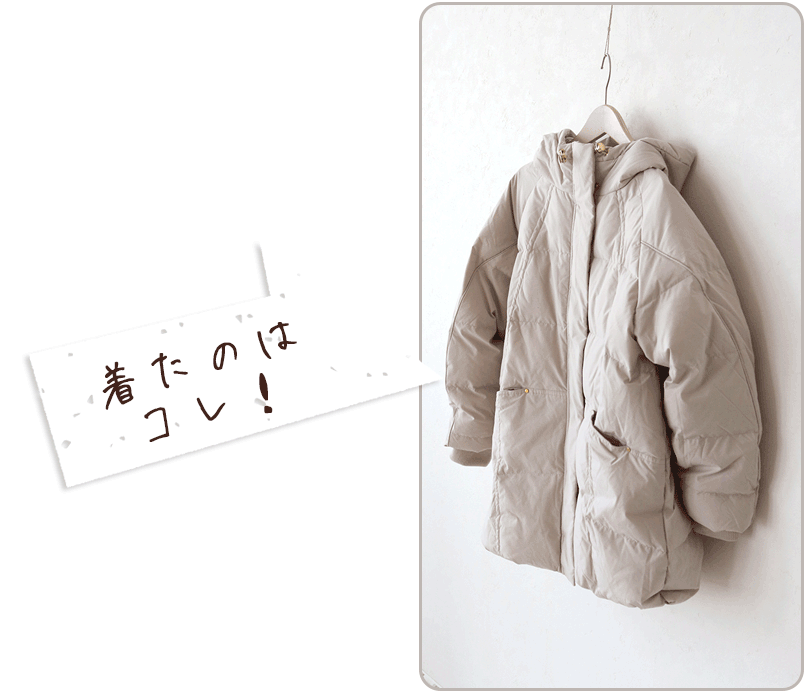 ストレッチフードミドルピュアダウン